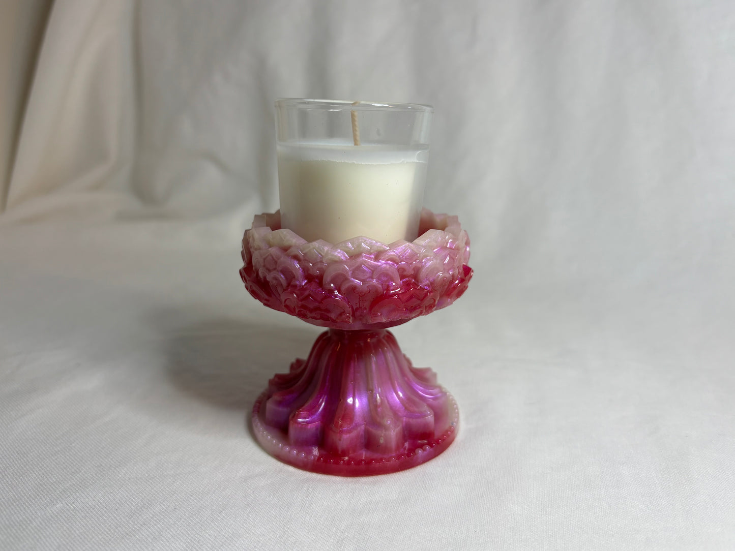Pink Candle Holder