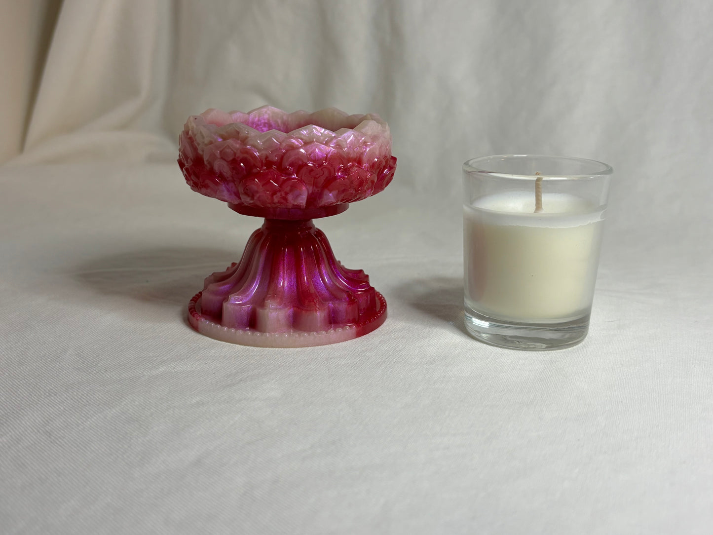 Pink Candle Holder