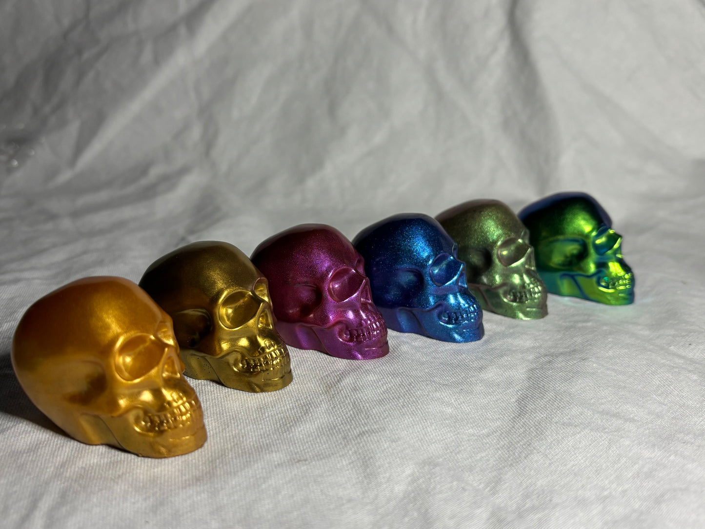 Metallic Chameleon Skull Plum