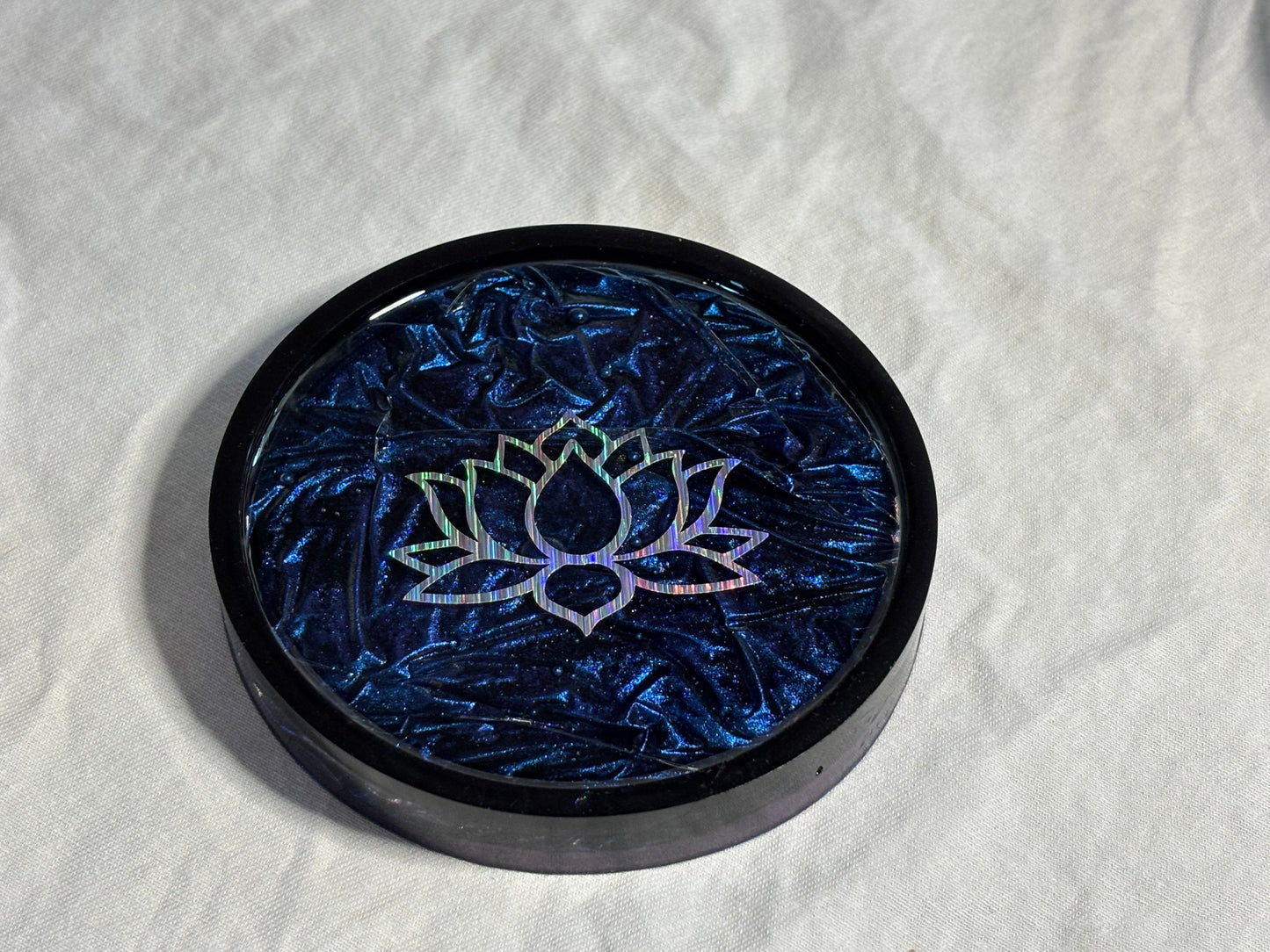 Metallic Color-Shifting Resin Blue Lotus