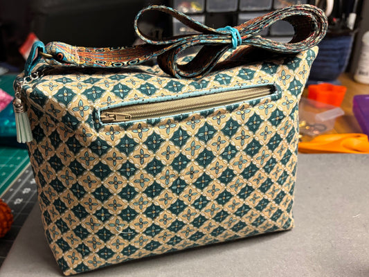 Cotton Arm Candy "Teal Floral"