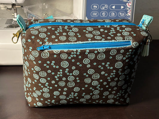 Cotton Arm Candy "Teal Circles"