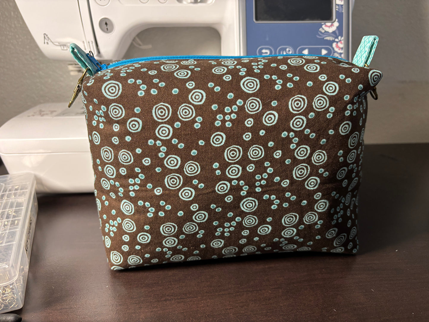 Cotton Arm Candy "Teal Circles"