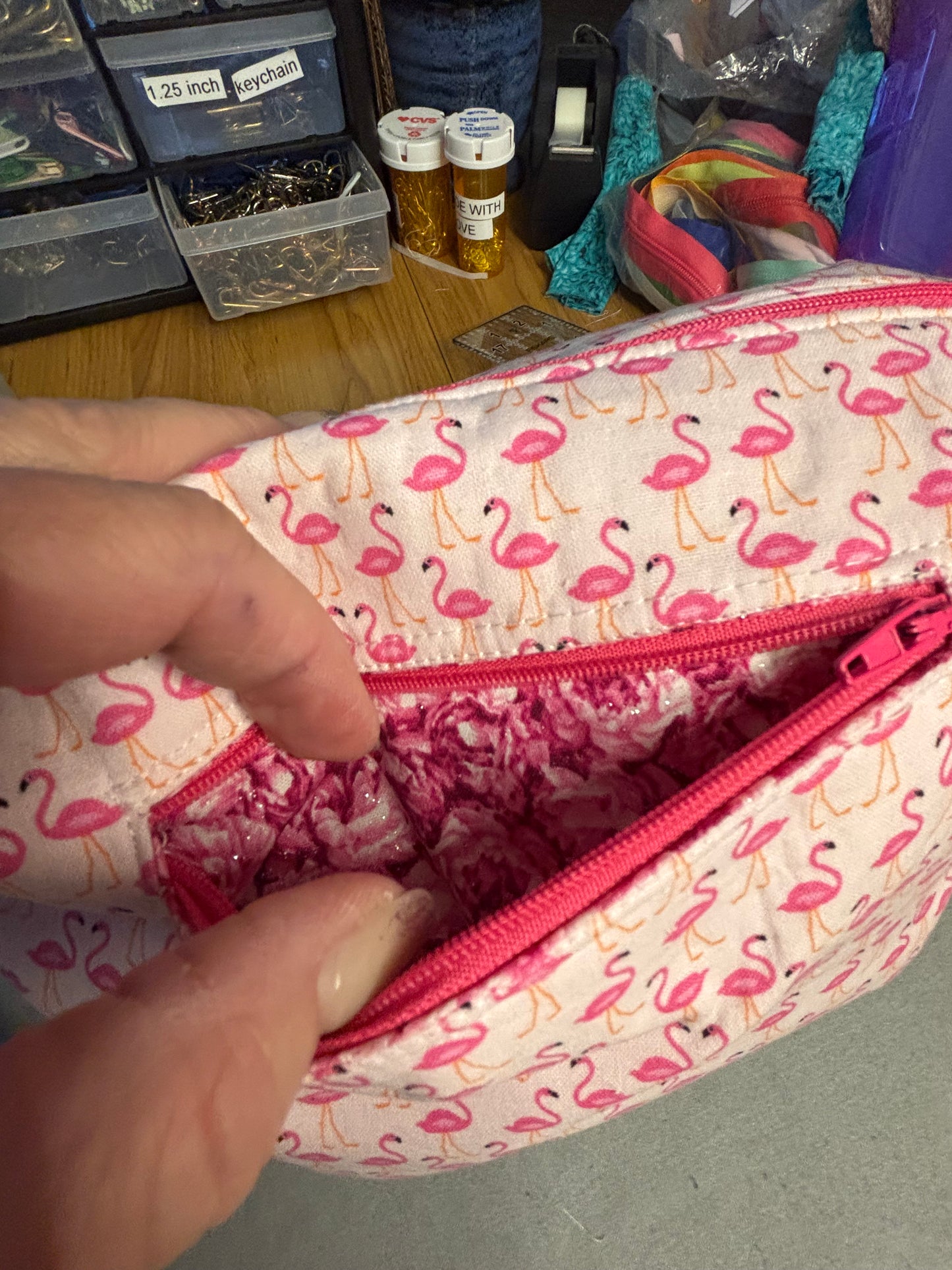 Cotton Arm Candy "Flamingos"