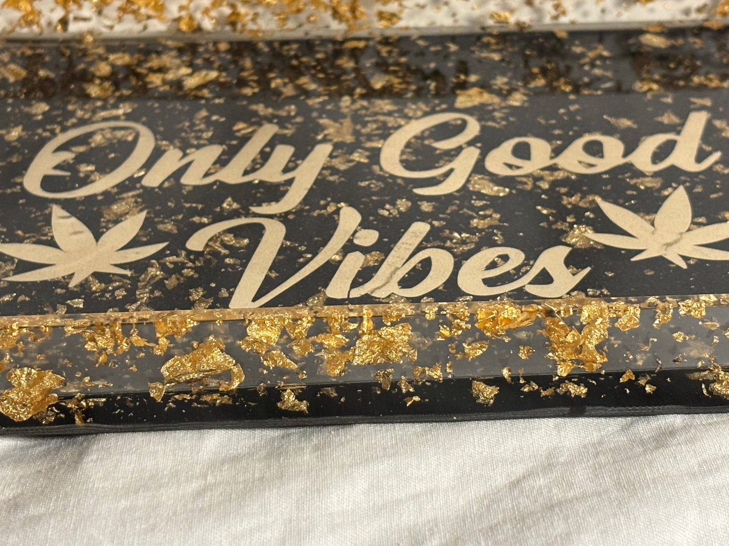 MJ Rolling Tray "Only Good Vibes"