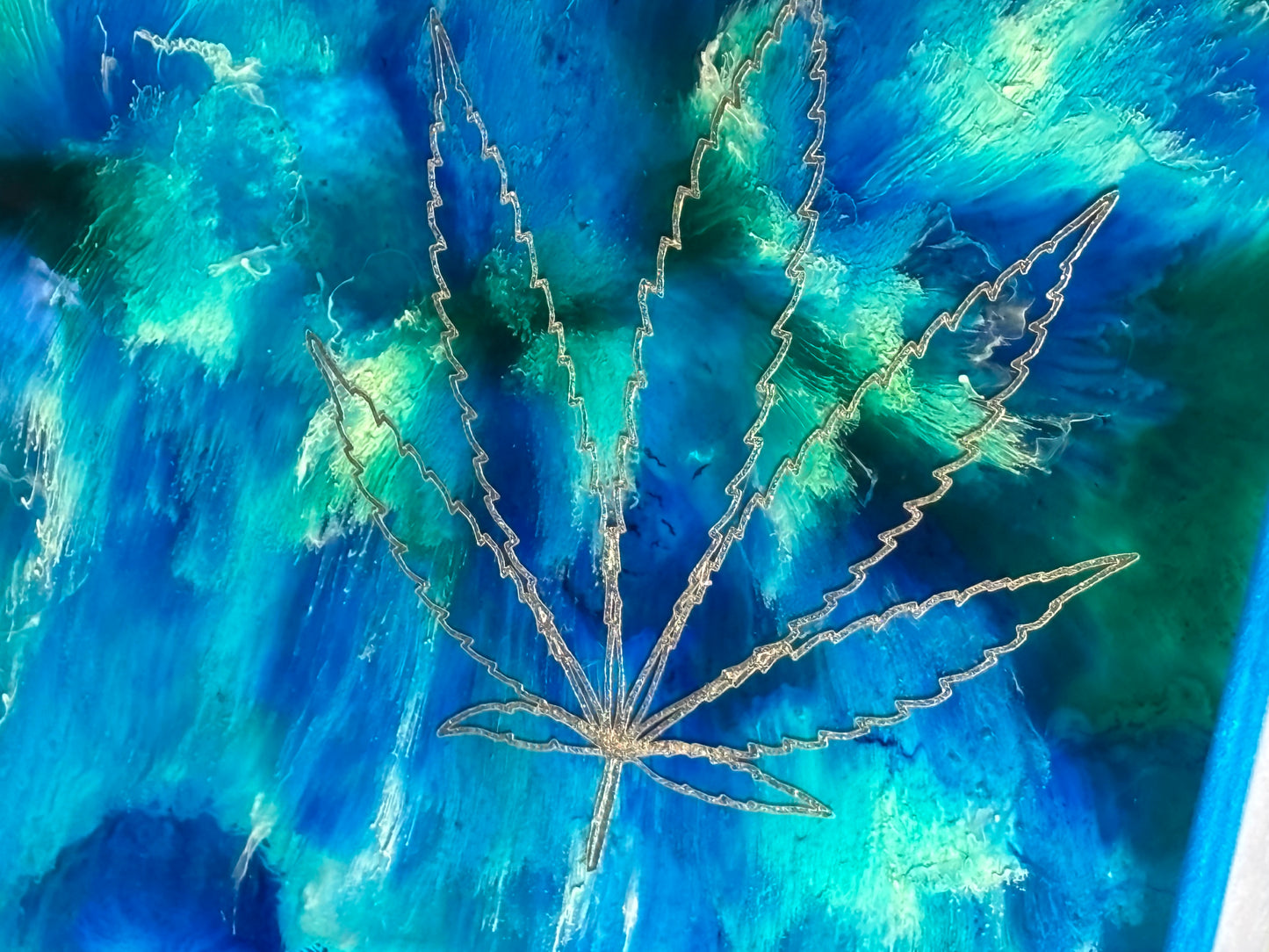 Mary Jane Rolling Tray "Blurred Lines"