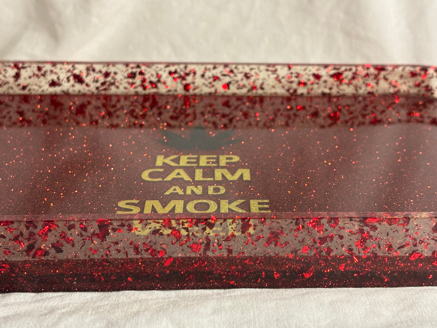 MJ Rolling Tray "Keep Calm and Smoke Weed"