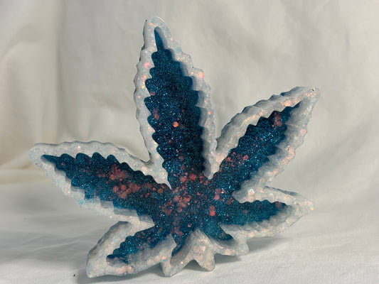 MJ Trinket Tray (turquoise/pink/white glitter)