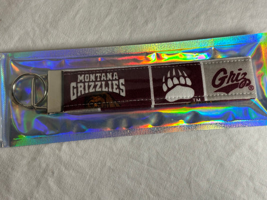 University of Montana Griz Keychains