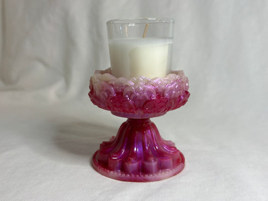 Pink Candle Holder