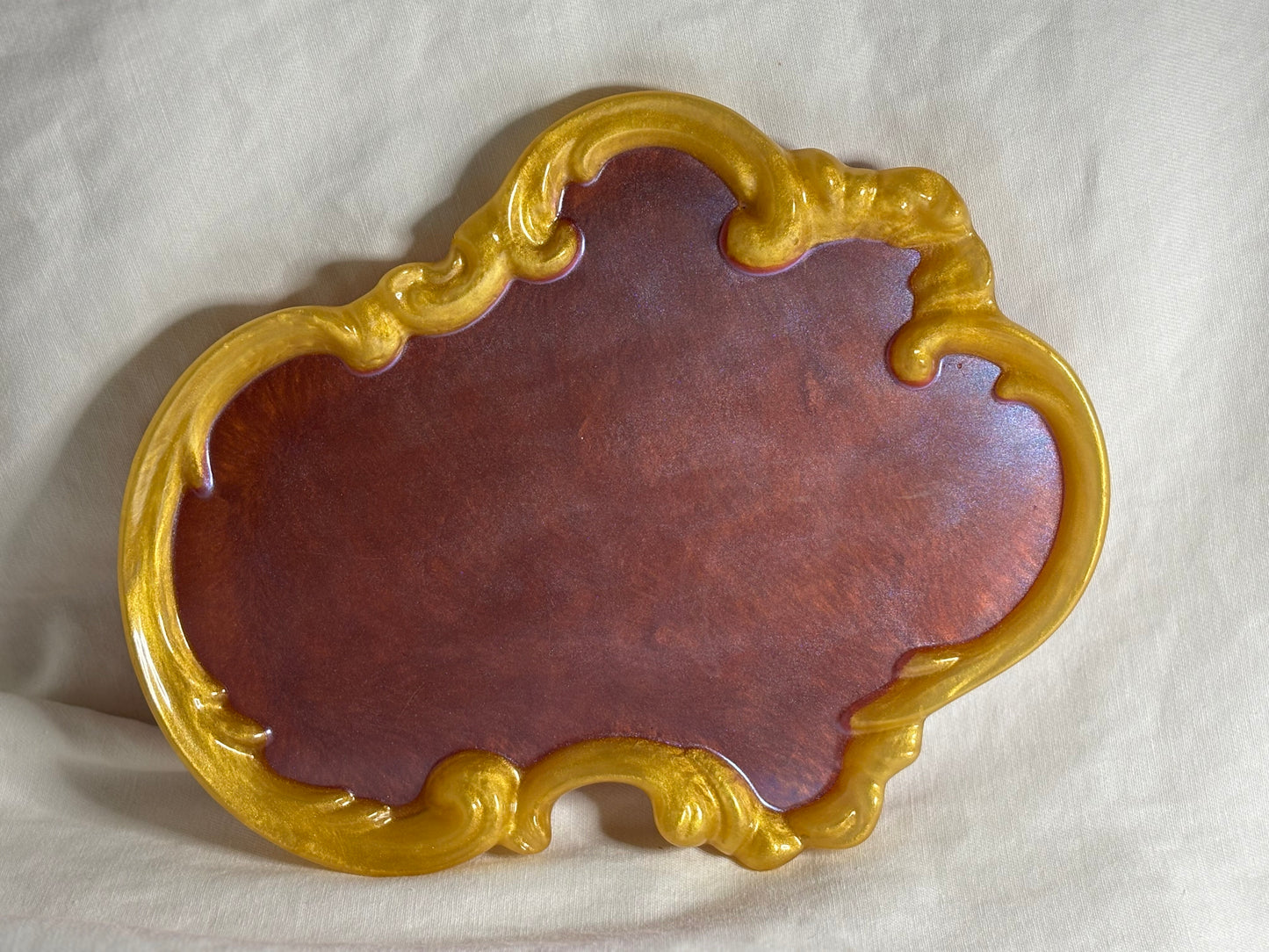 Vintage Vanity Tray Magenta