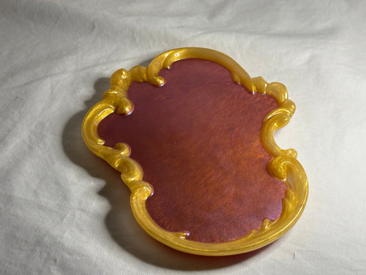 Vintage Vanity Tray Magenta