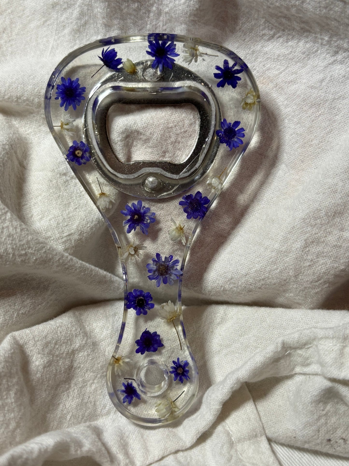 Purple Floral Bottle Opener