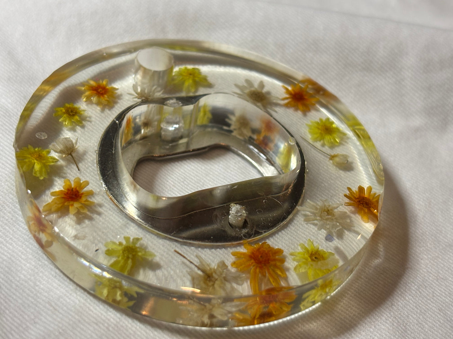 Yellow Floral Bottle Opener