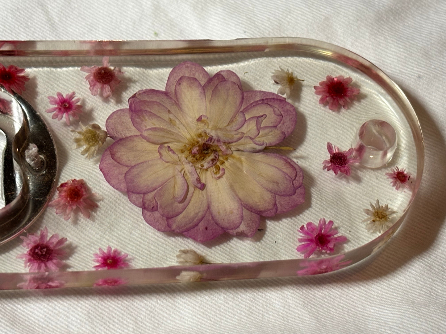 Pink Floral Bottle Opener