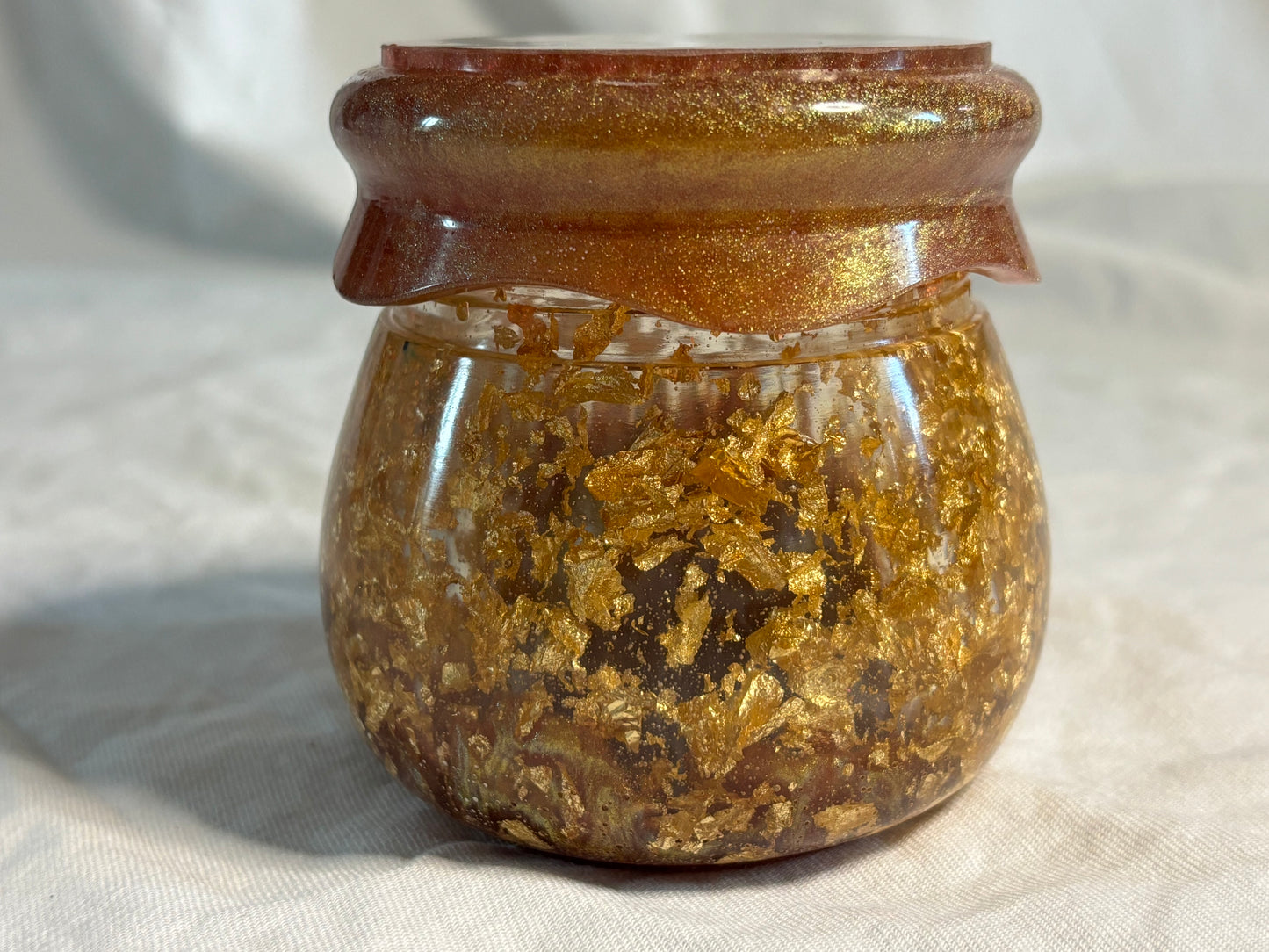 Twist Top  (gold mica and foil flakes)