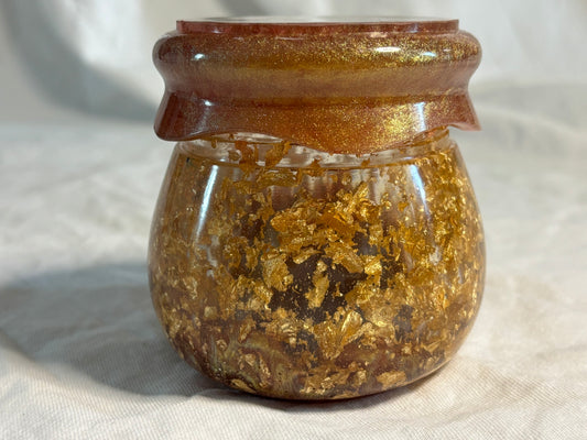Twist Top  (gold mica and foil flakes)
