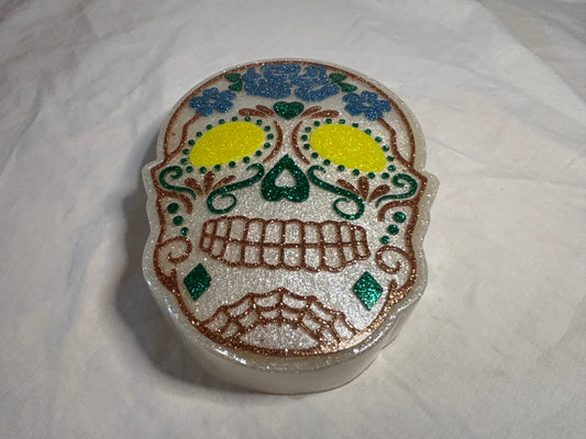 Skull Jewelry Box (white)