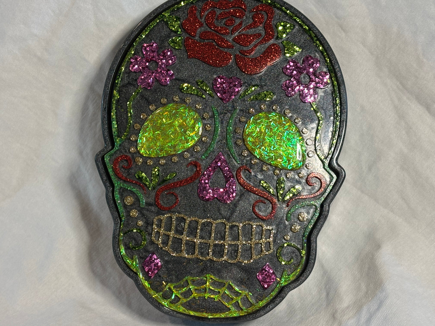 Skull Jewelry Box (charcoal)