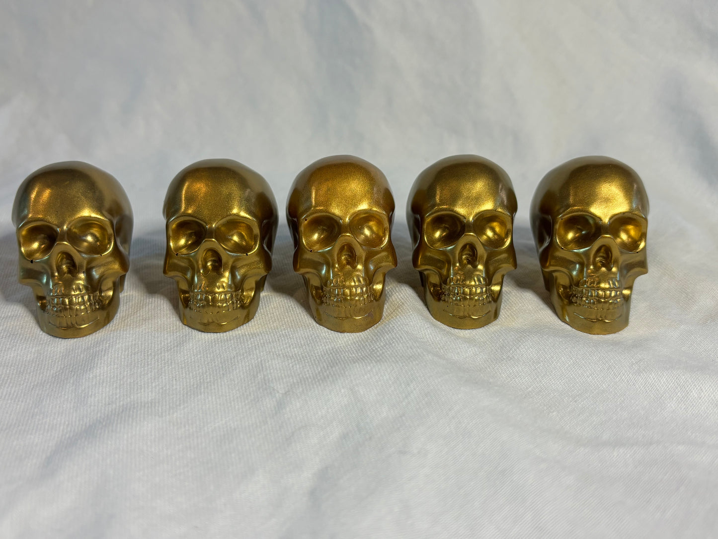Metallic Skulls Solar Gold