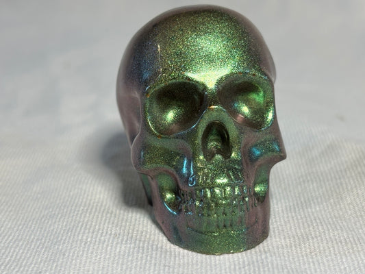 Metallic Chameleon Skulls Olive