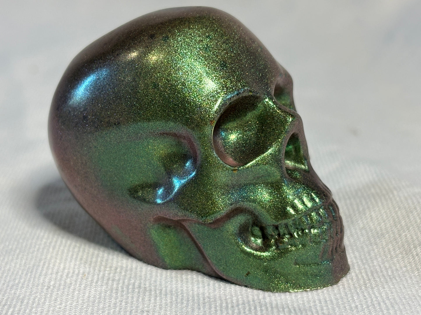 Metallic Chameleon Skulls Olive