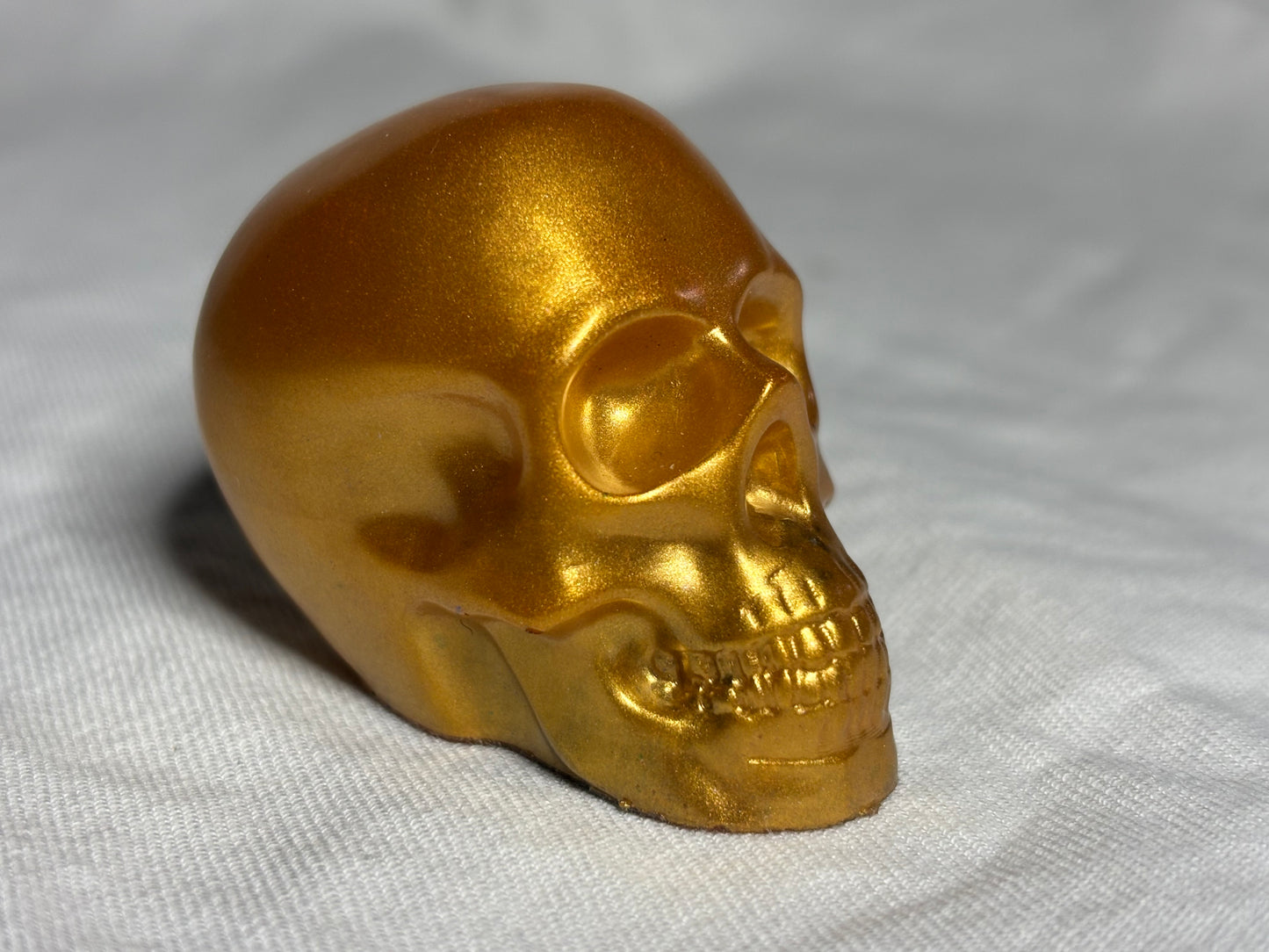 Metallic Skulls Aztec Gold