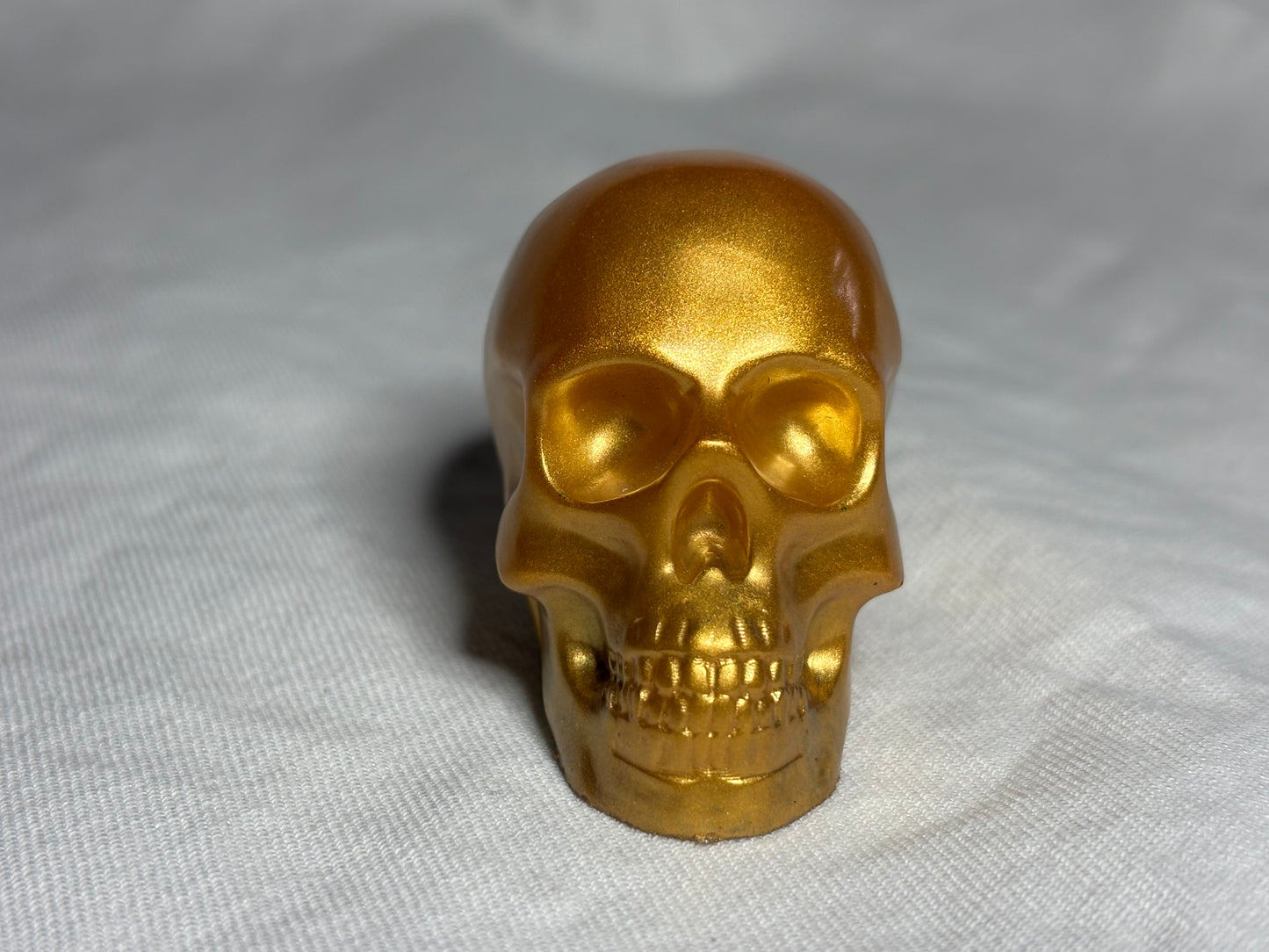 Metallic Skulls Aztec Gold