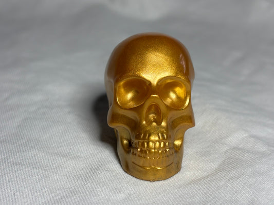Metallic Skulls Aztec Gold