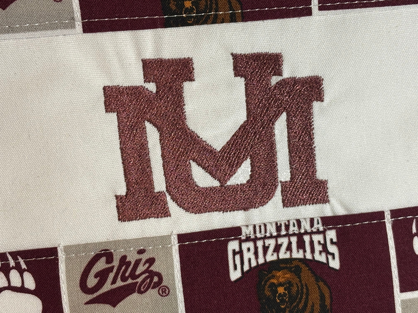 Griz Pot Holder (white with colored logo)