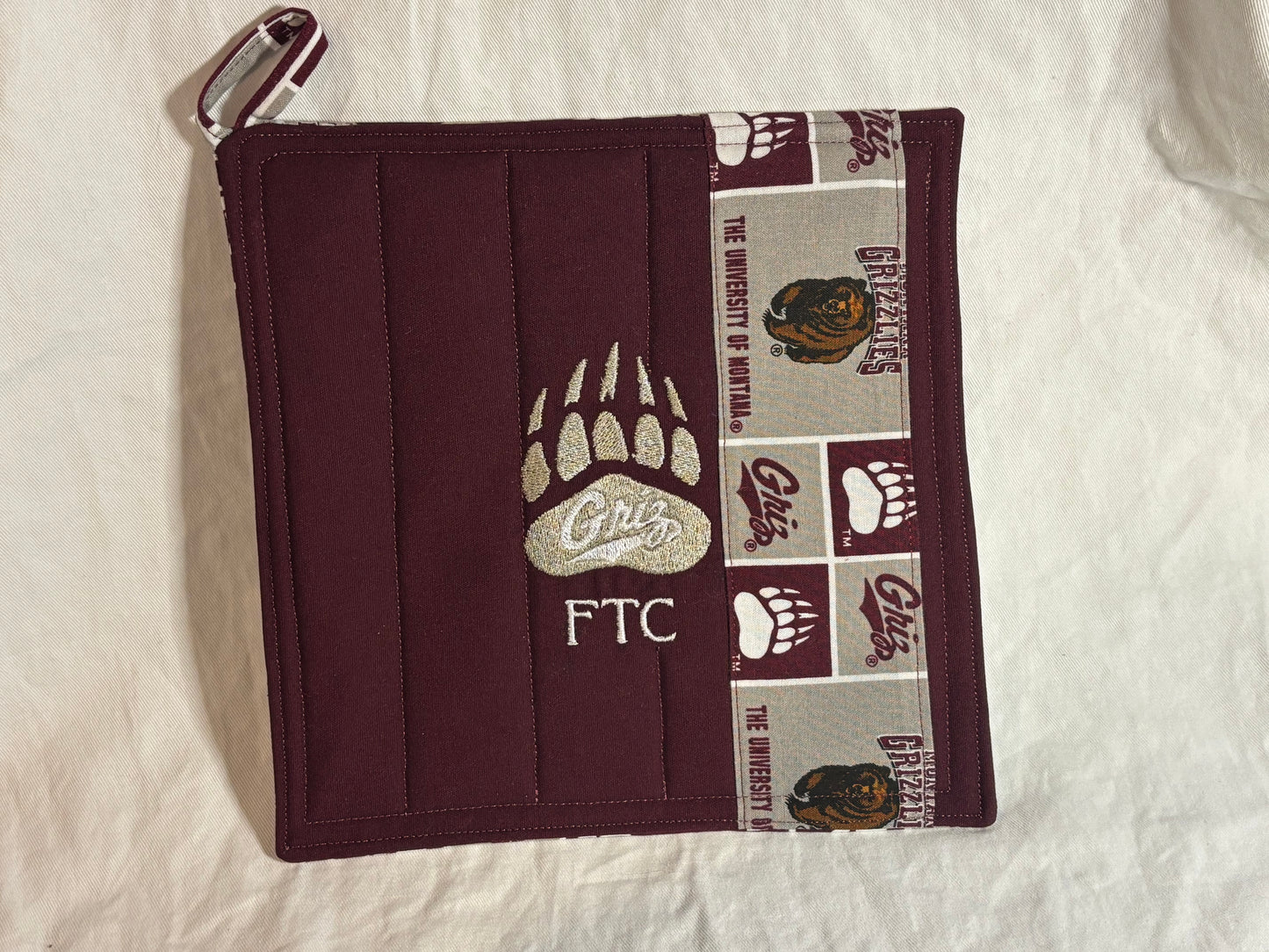 Griz Pot Holder "FTC"