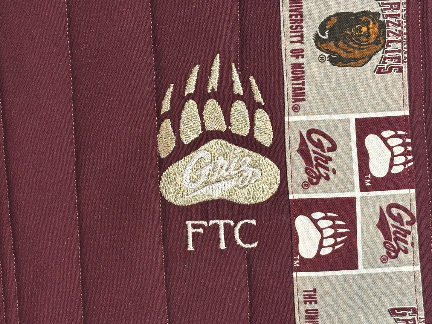 Griz Pot Holder "FTC"