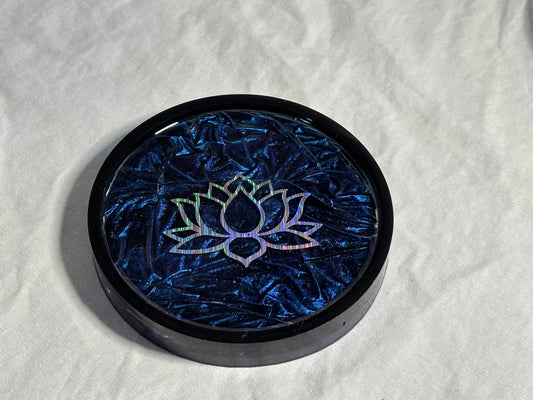 Metallic Color-Shifting Resin Blue Lotus