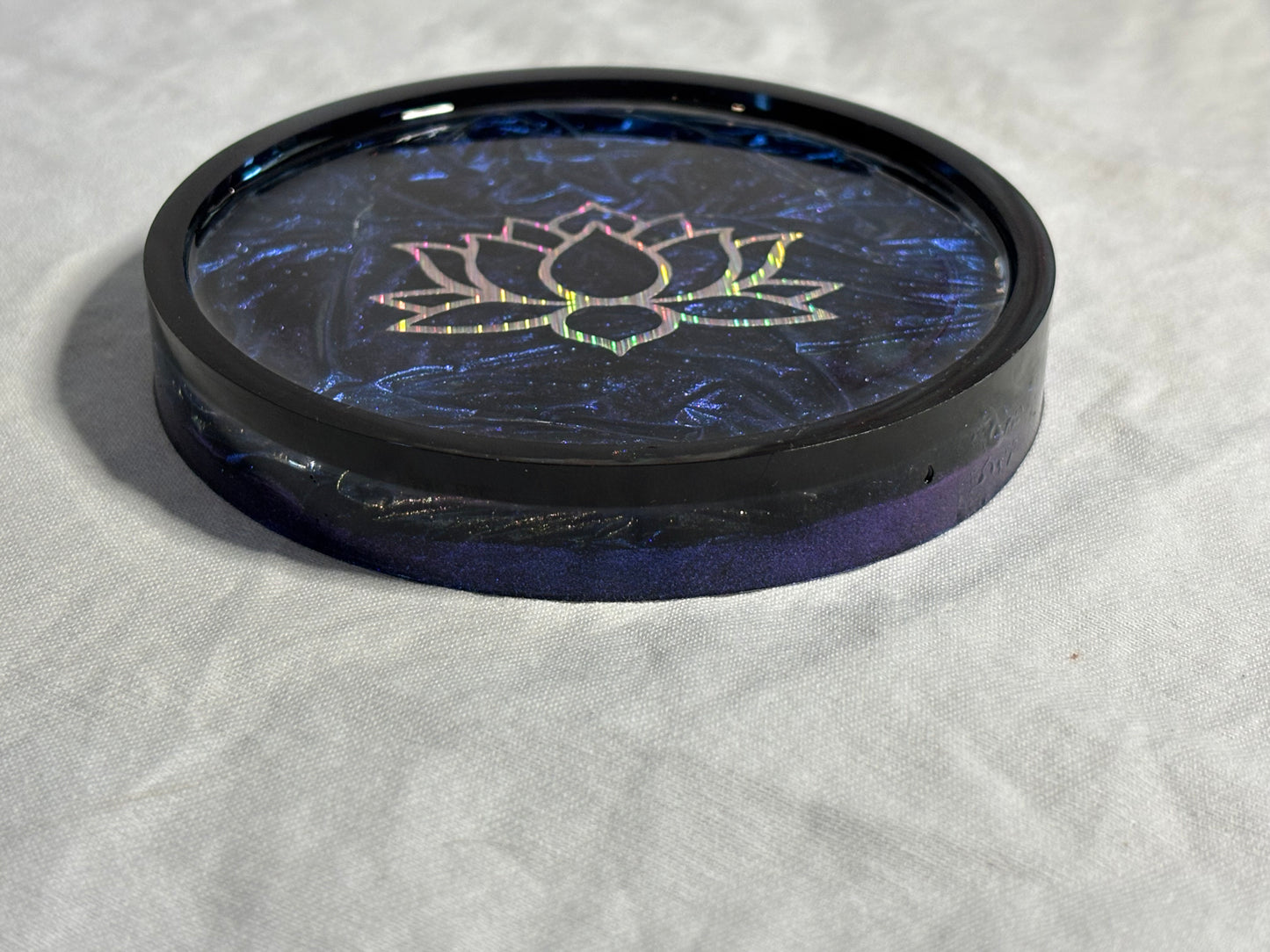 Metallic Color-Shifting Resin Blue Lotus