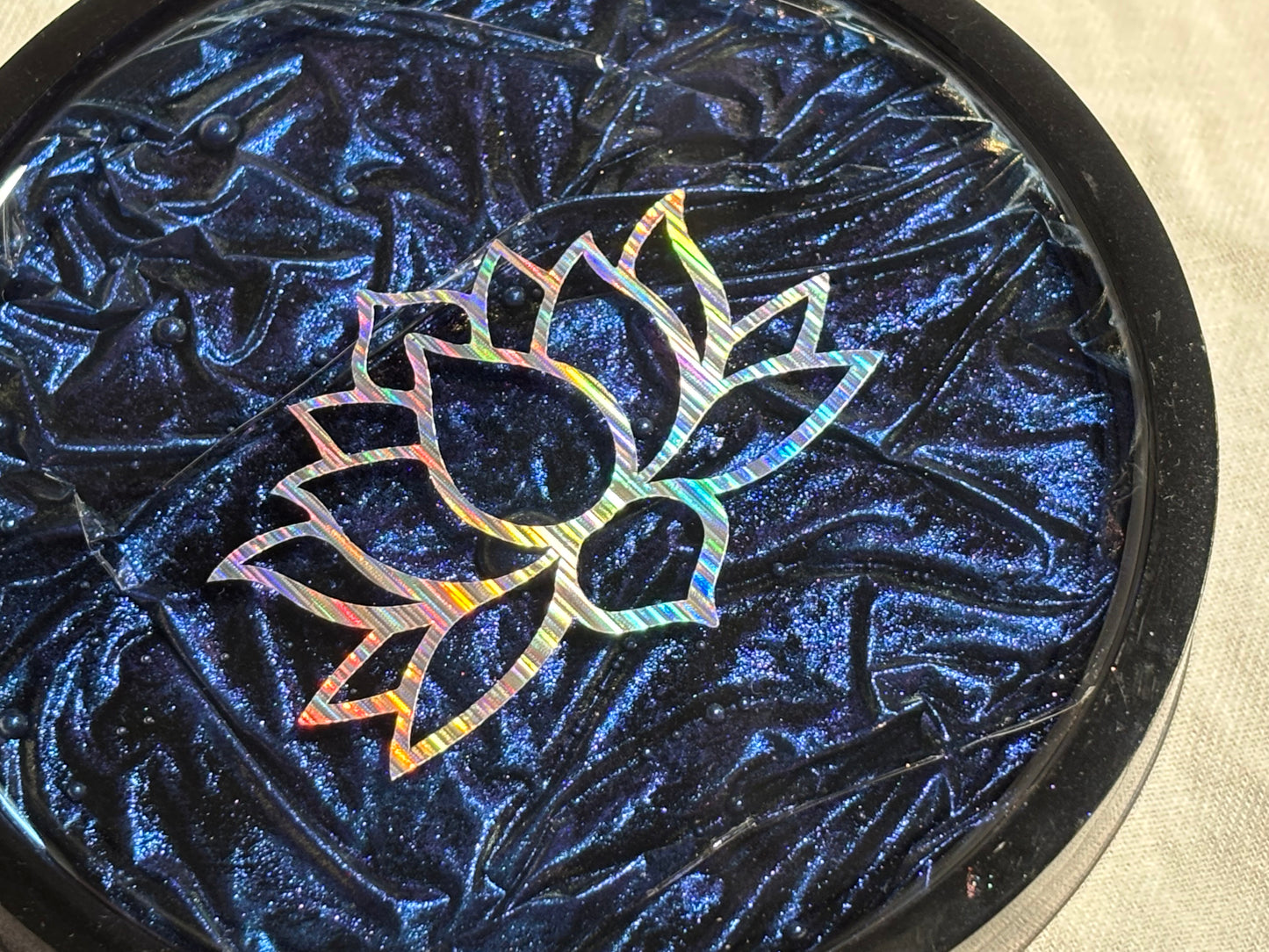 Metallic Color-Shifting Resin Blue Lotus
