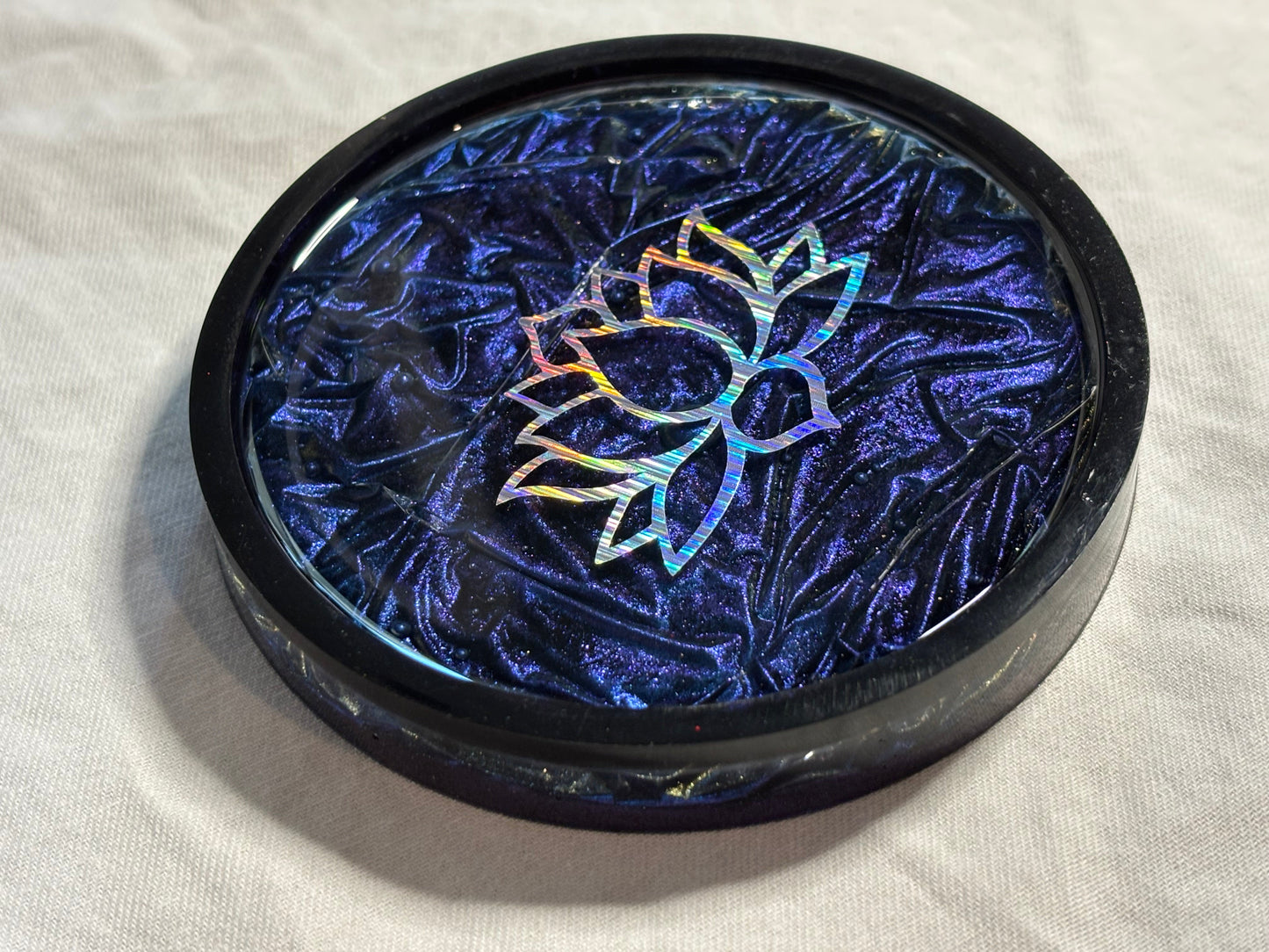 Metallic Color-Shifting Resin Blue Lotus