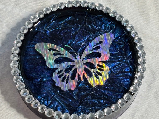Metallic Color Shifting Mica Blue Butterfly