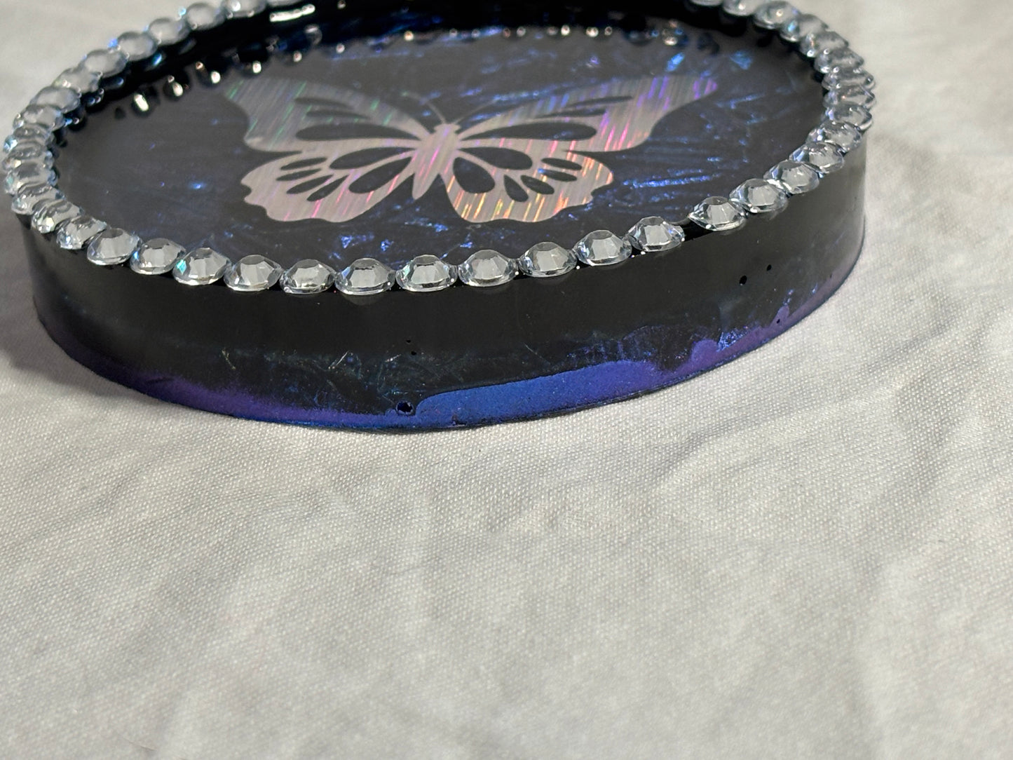 Metallic Color Shifting Mica Blue Butterfly