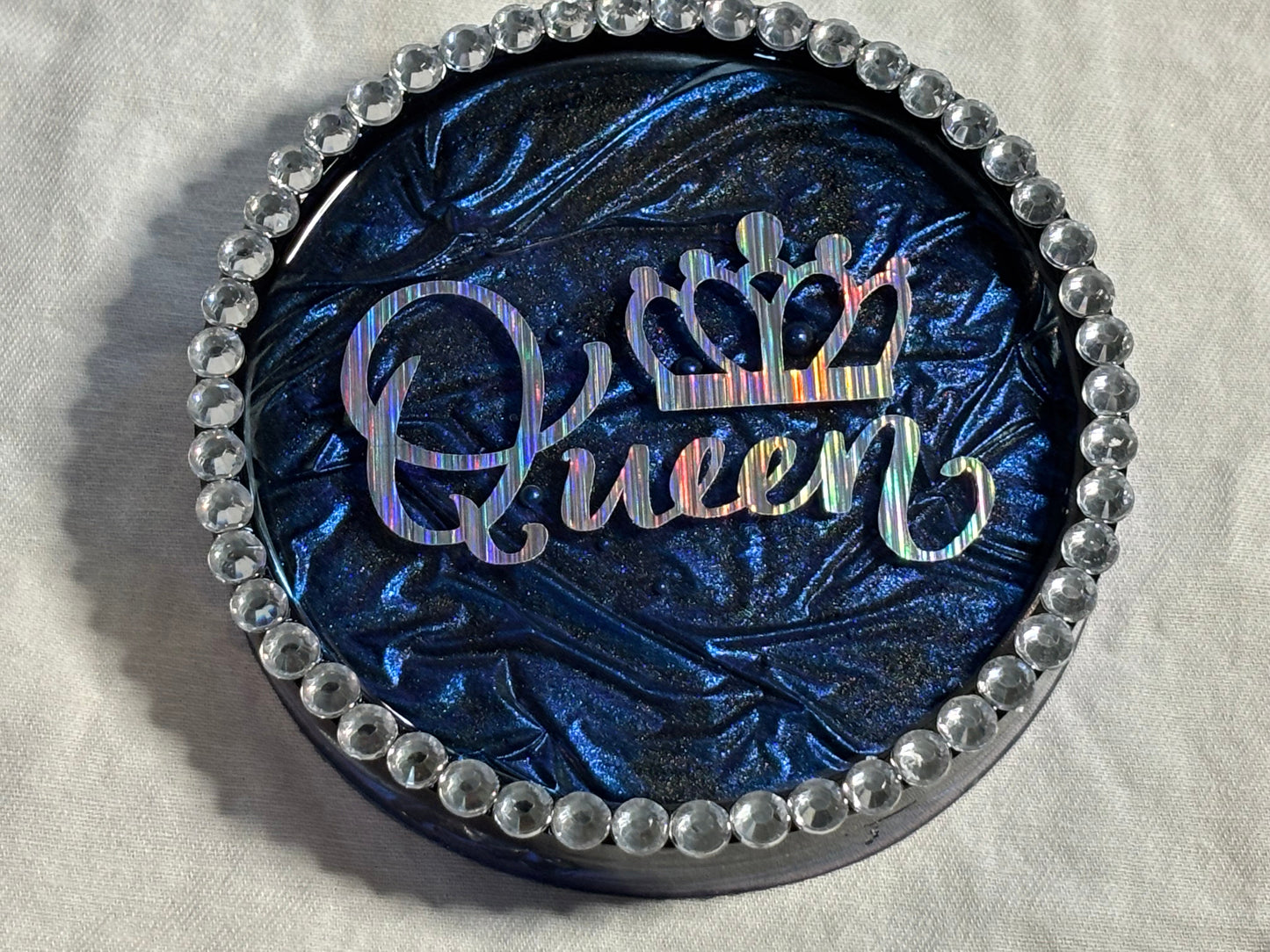 Color-Shifting Metallic Blue Queen