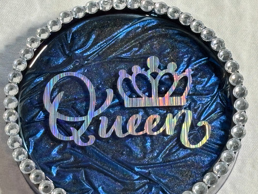 Color-Shifting Metallic Blue Queen